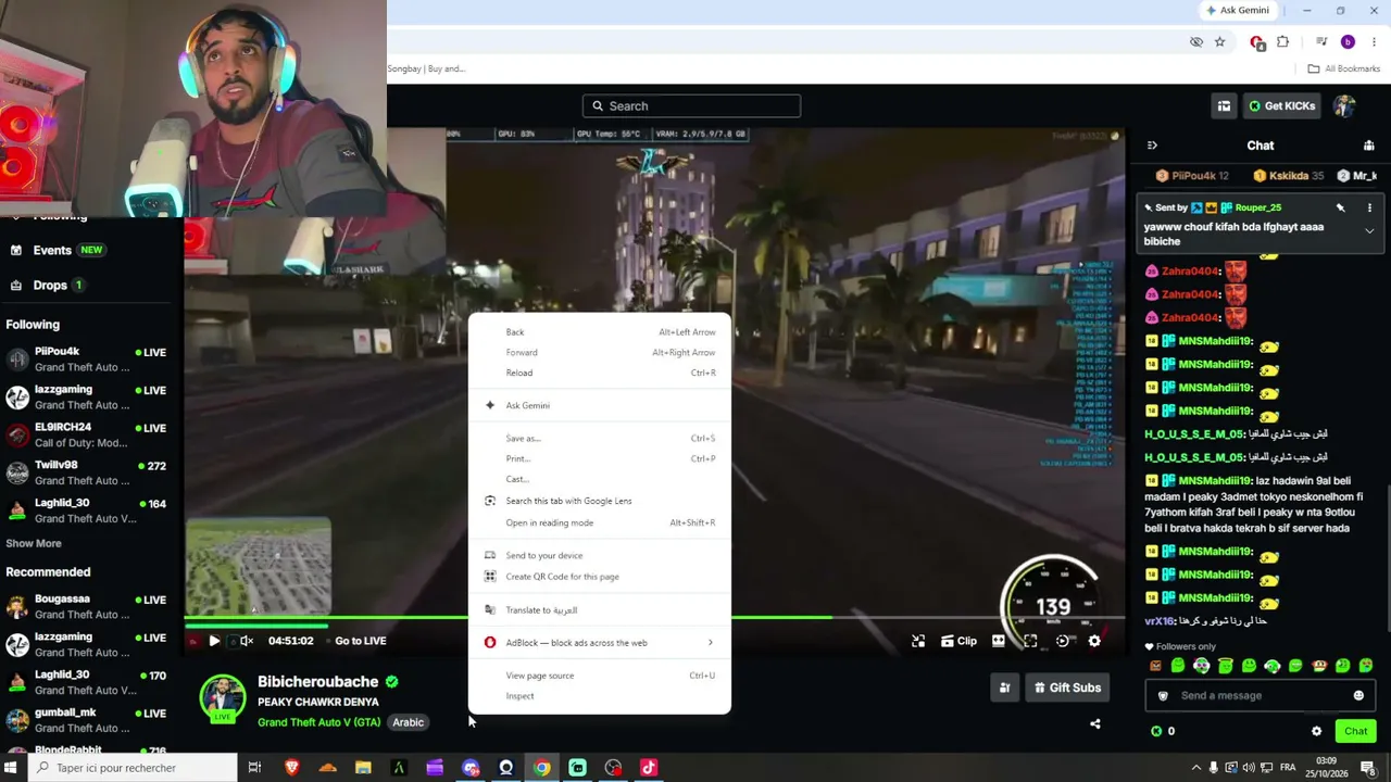 Bibicheroubache live stream