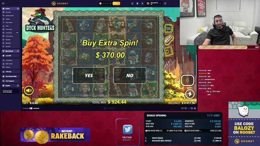 VIEWERS SLOTS CALLS FOR $$!!!  GIVEN AWAY MORE THAN 50,000$ ALREADY! !Leaderboard !Roobet USE CODE: balozy