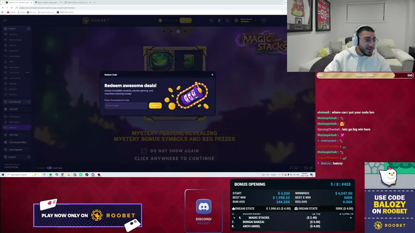 balozy playing Slots & Casino - Live Casino Stream