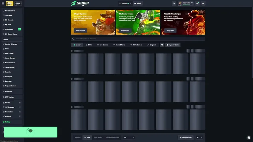 mbayewin playing Slots & Casino - Live Casino Stream