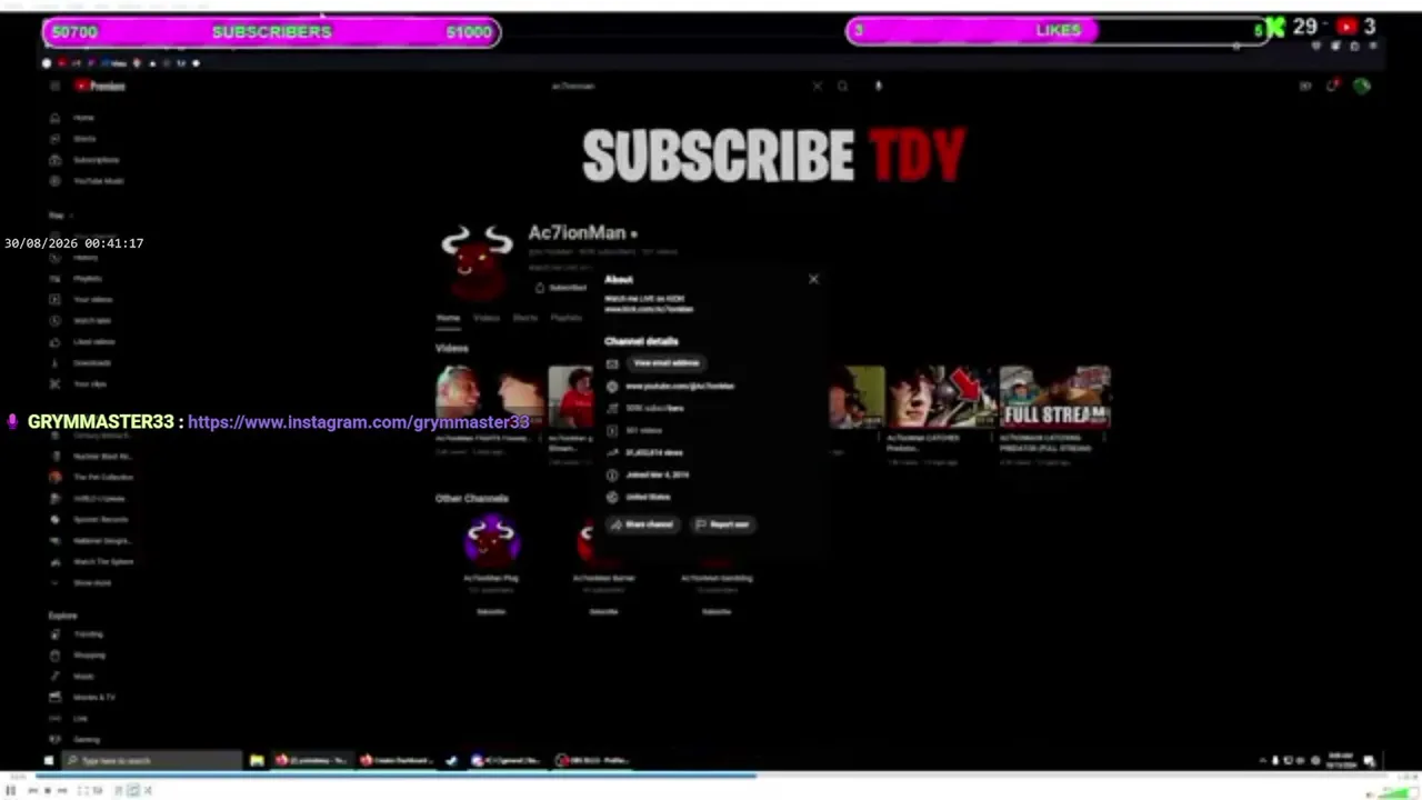 GRYMMASTER33 live