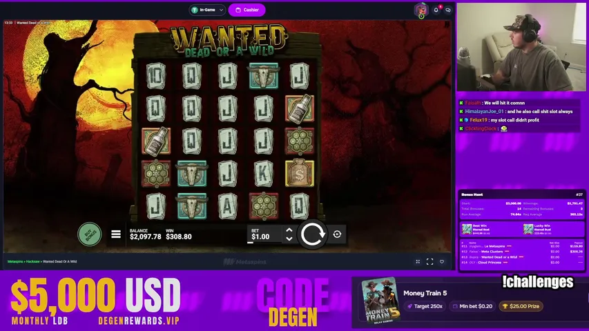 degenerzon playing Slots & Casino - Live Casino Stream