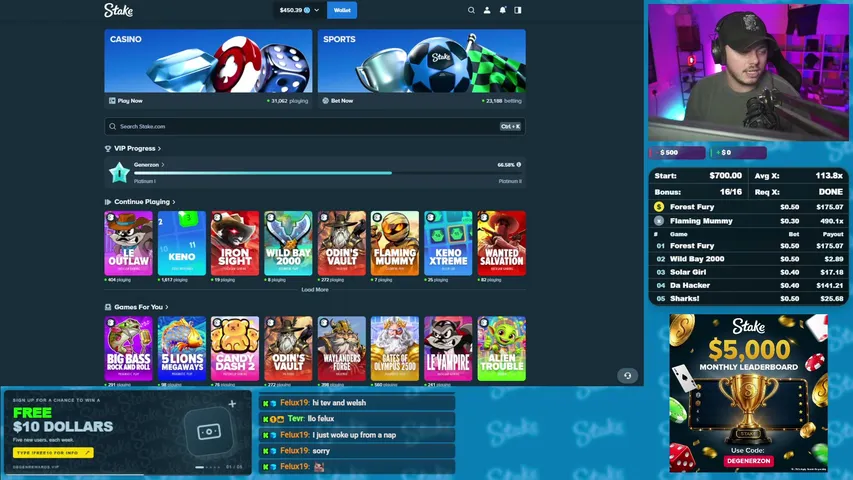 FREE $10! (!free10) | $5,000 LEADERBOARD on STAKE!  |  SIGNUP !signup | 🎰💎🤑