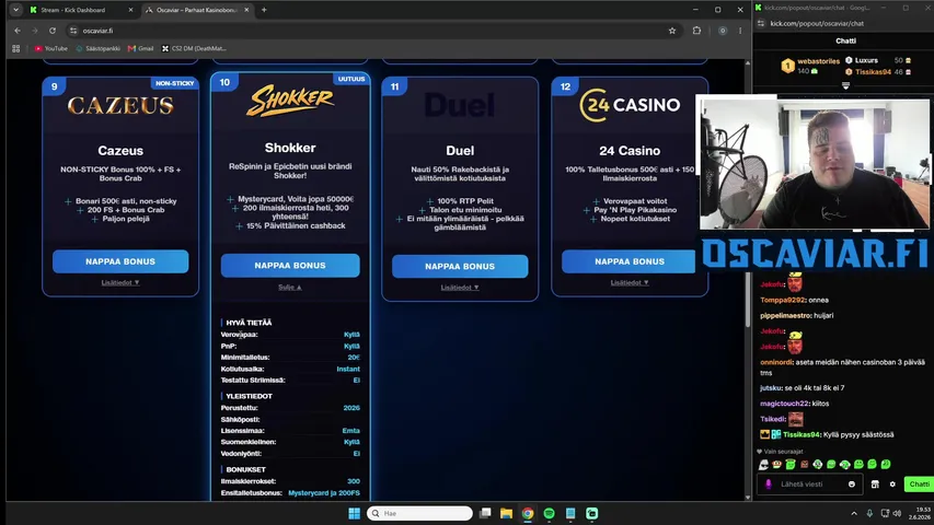 Raaka bonushunt ➡️ !shokker !bonus