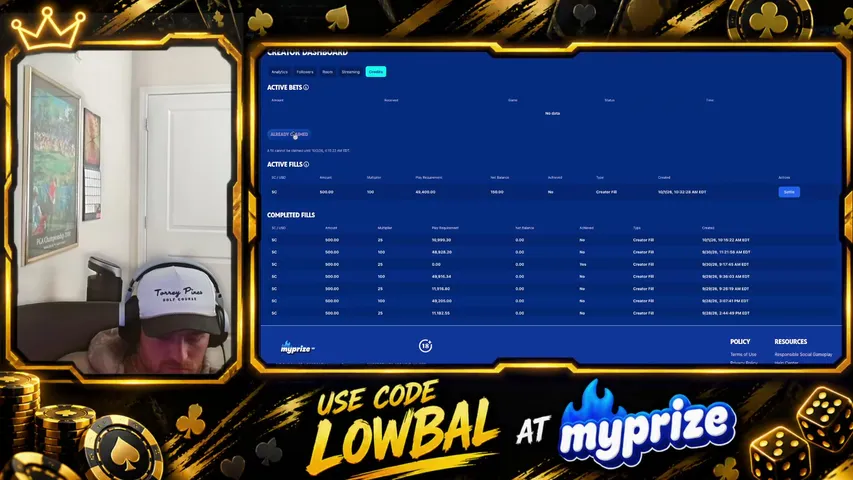 mikeylowball playing Slots & Casino - Live Casino Stream