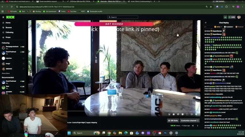 clavicular playing Chat Roulette - Live Casino Stream