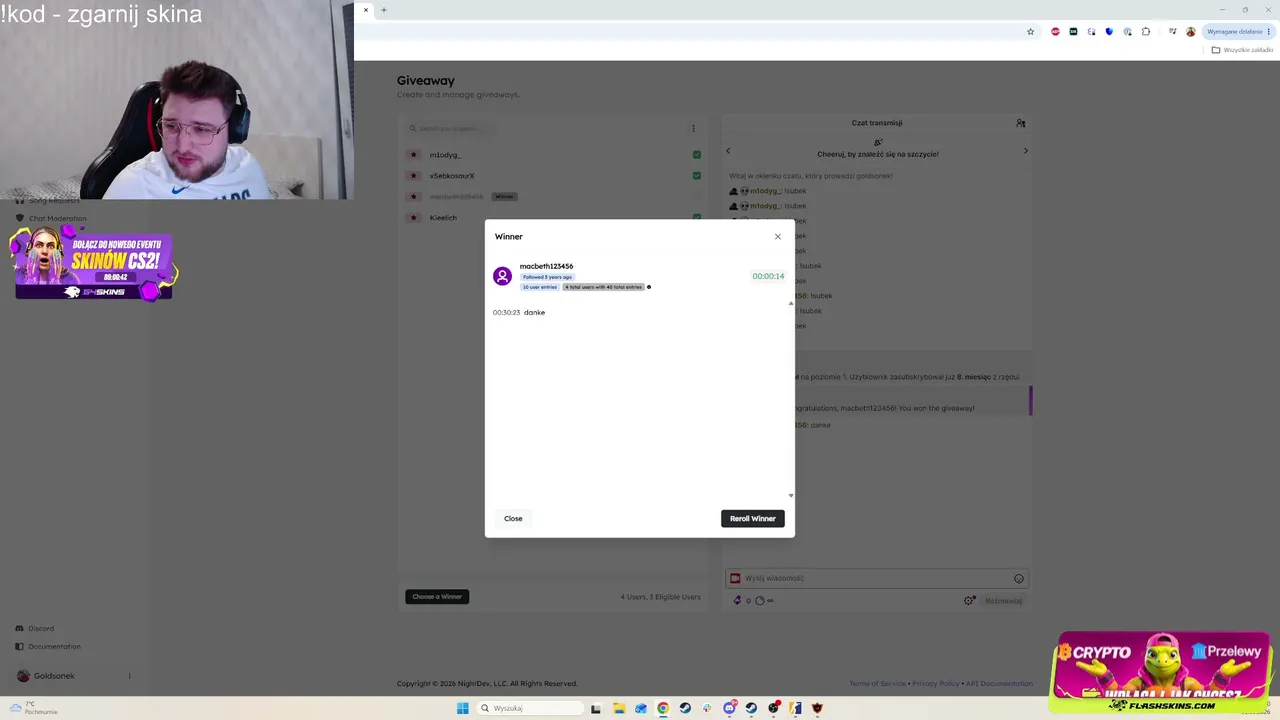 Goldsonek live stream