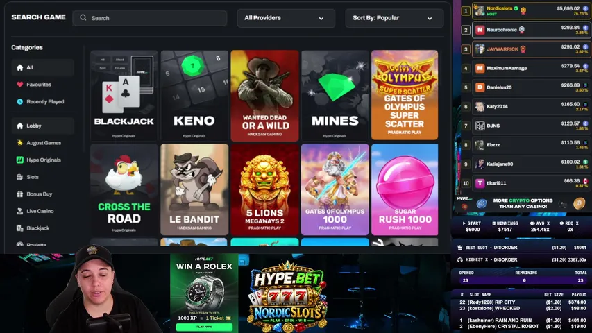 SEX...Y STREAM / BONUS HUNT / LEADERBOARD / GIVEAWAYS / #HYPEBET #NORDICSLOTS