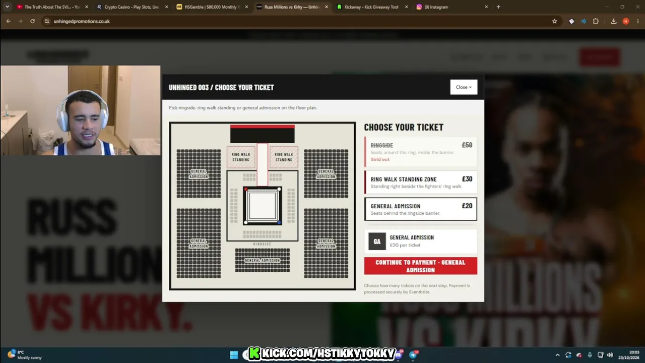 Prévia do stream