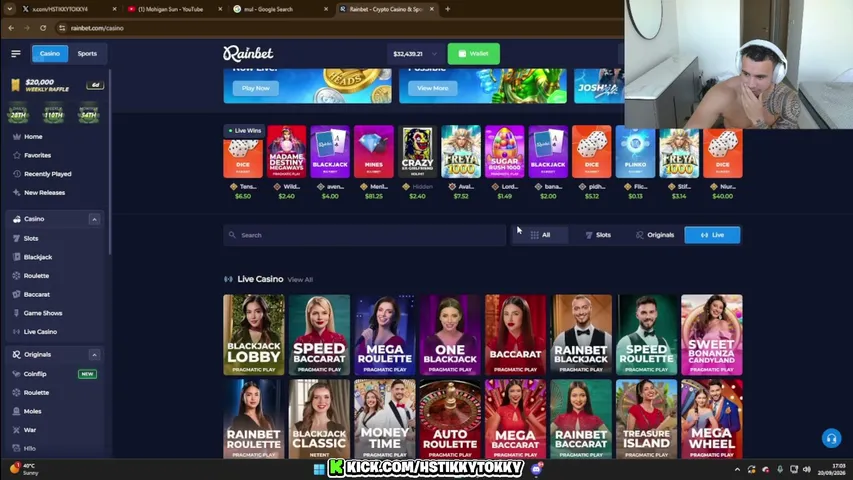 hstikkytokky playing Slots & Casino - Live Casino Stream