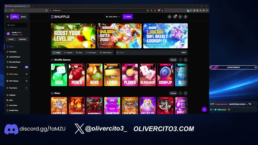 olivercito3 playing Slots & Casino - Live Casino Stream