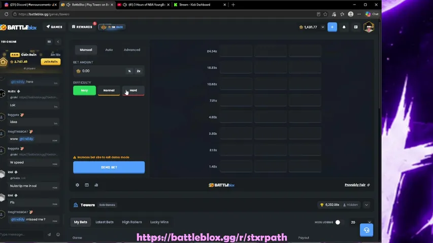 stxrpath playing Tasty Slot Machine - Live Casino Stream