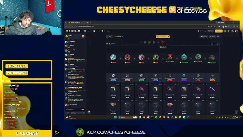 cheesycheeese playing Slots & Casino - Live Casino Stream