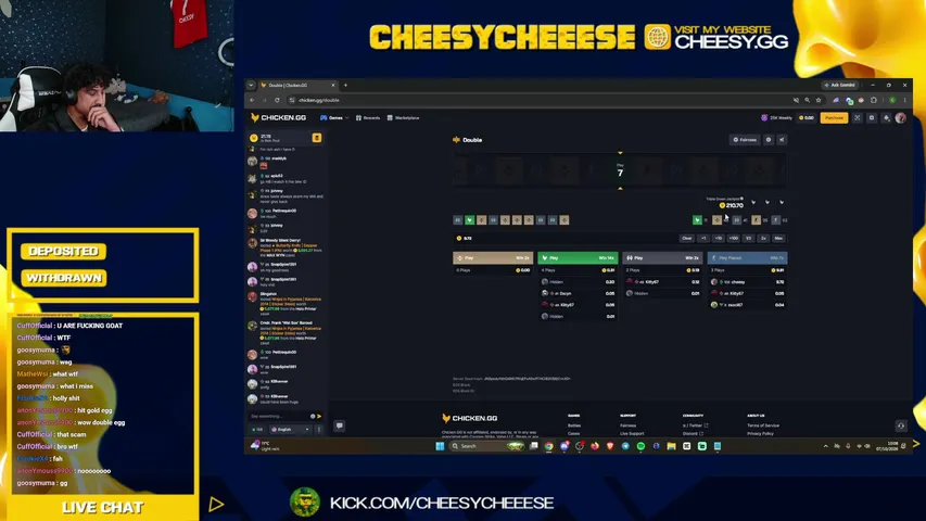 cheesycheeese playing Slots & Casino - Live Casino Stream