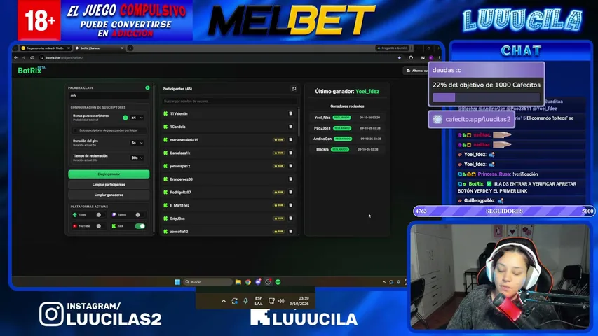 luuucila playing Slots & Casino - Live Casino Stream