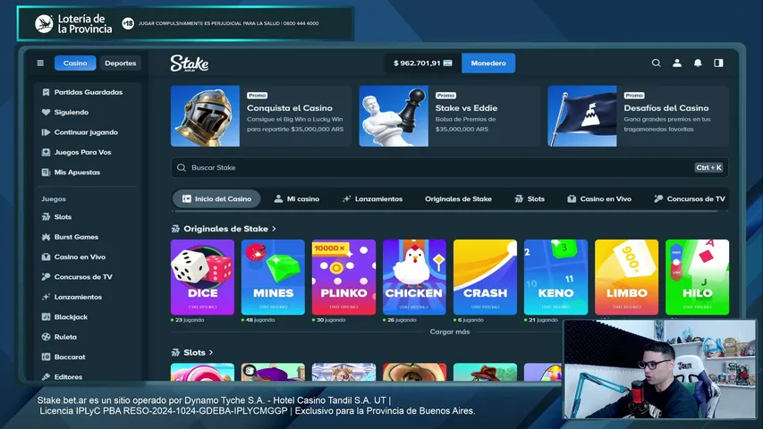 aranta playing Slots & Casino - Live Casino Stream