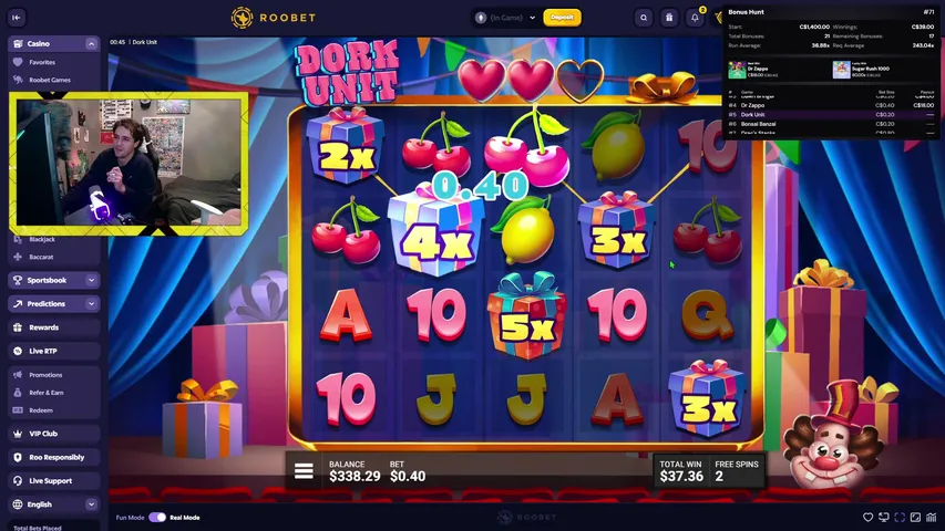 steinzz playing Slots & Casino - Live Casino Stream
