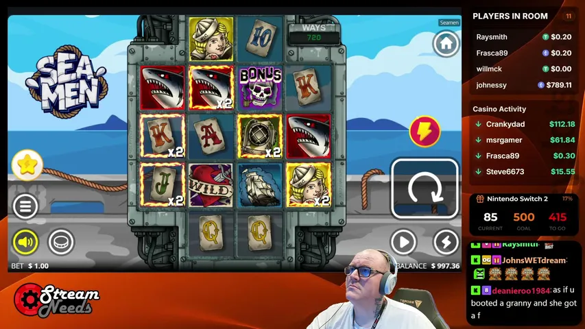Johnessy playing Slots & Casino - Live Casino Stream