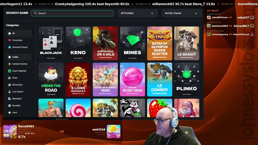 Johnessy playing Slots & Casino - Live Casino Stream