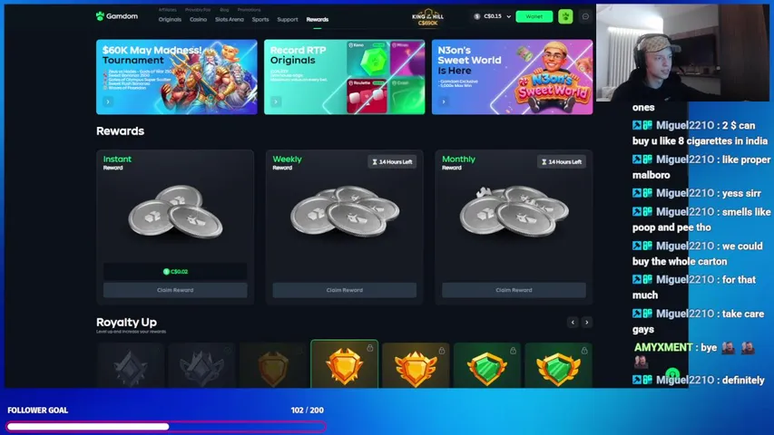 GIVEAWAY, RAKEBACK & BIG PROFITS! TODAY IS A BIG DAY! !discord !gamdom