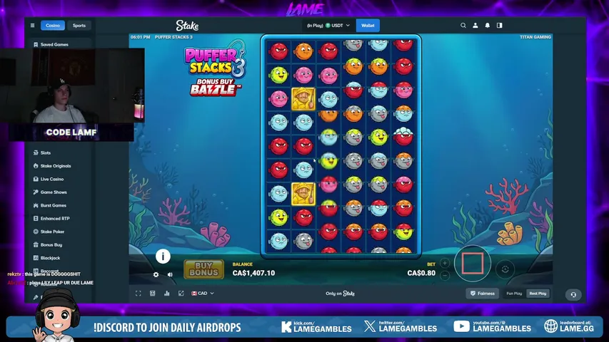 lamegambles playing Slots & Casino - Live Casino Stream