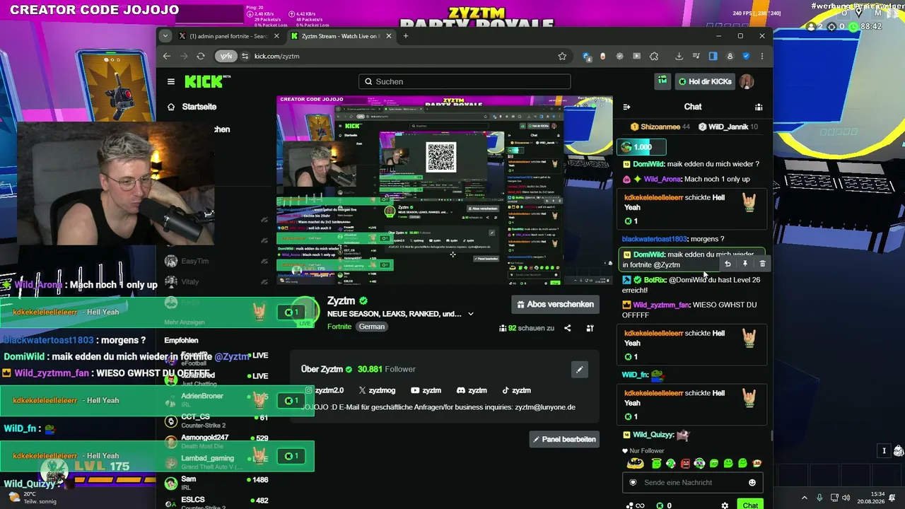 Zyztm live