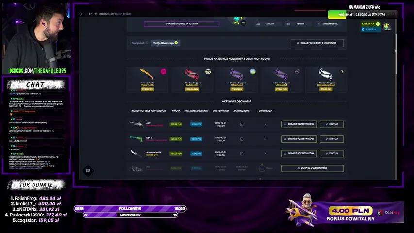 thekaroleq95 playing Slots & Casino - Live Casino Stream