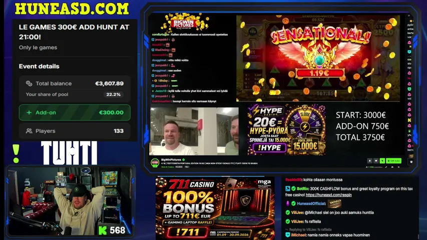 huneasdofficial playing Slots & Casino - Live Casino Stream