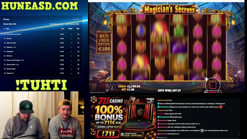 huneasdofficial playing Slots & Casino - Live Casino Stream
