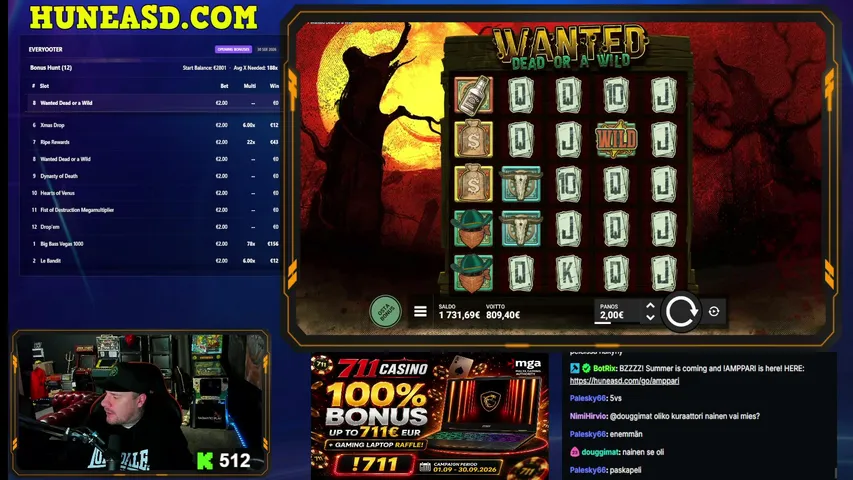 HuneasdOfficial playing Slots & Casino - Live Casino Stream
