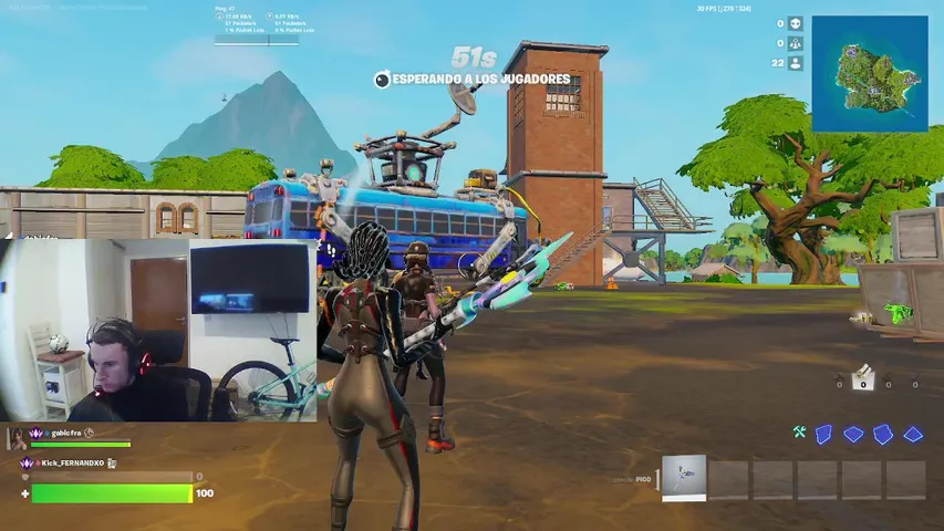 fortnite  !! fortnite 12 hs estoy en kick fernandxoo unite y jugamos !!