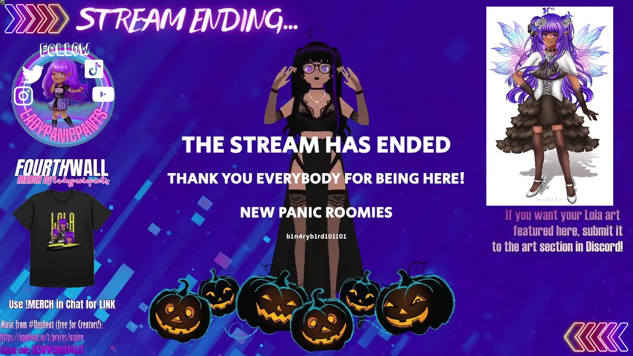 LadyPanicPants live stream