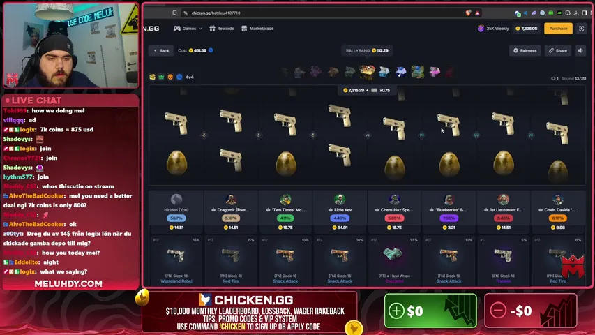 Meluhdy playing Slots & Casino - Live Casino Stream