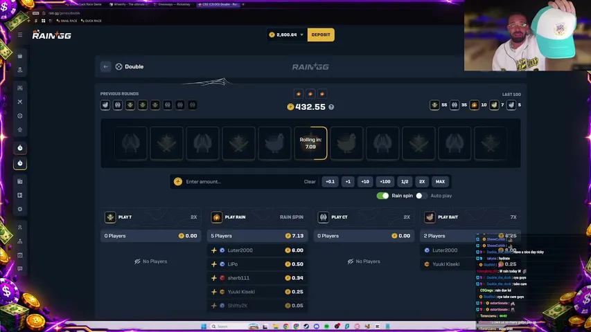 Rickashay playing Slots & Casino - Live Casino Stream