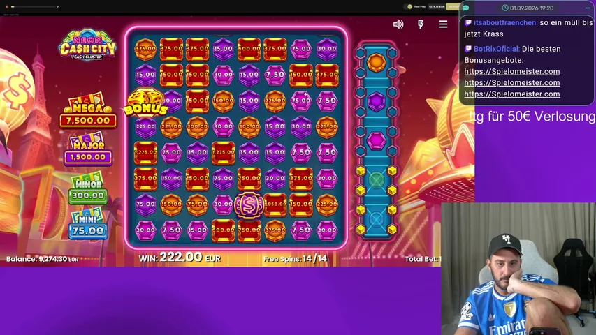 500€ Verlosung for Free | 20€ Gratis🚨 | !bonus  | Spielomeister.com