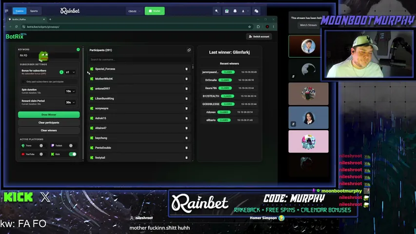 !rainbet | SET IT OFF | $2,000 LEADERBOARD + $2000 IN AIRDROPS | KEYWORD GIVEAWAYS | !voices !discord !rainbet | 18+