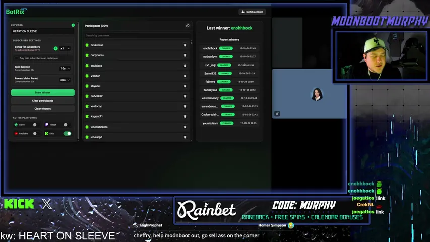 moonbootmurphy playing Slots & Casino - Live Casino Stream