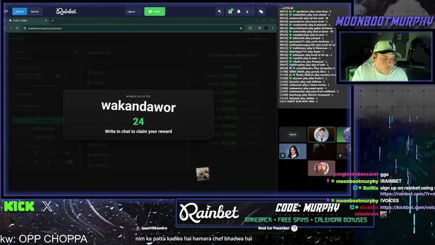Live preview of moonbootmurphy's Kick stream