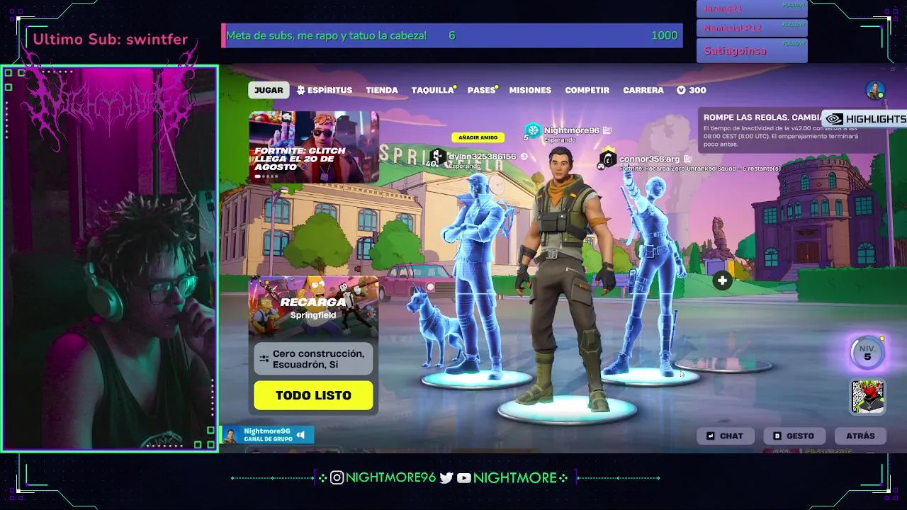 Nightmore96 live
