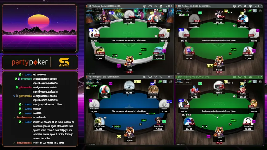 Clous1n playing Poker - Live Casino Stream