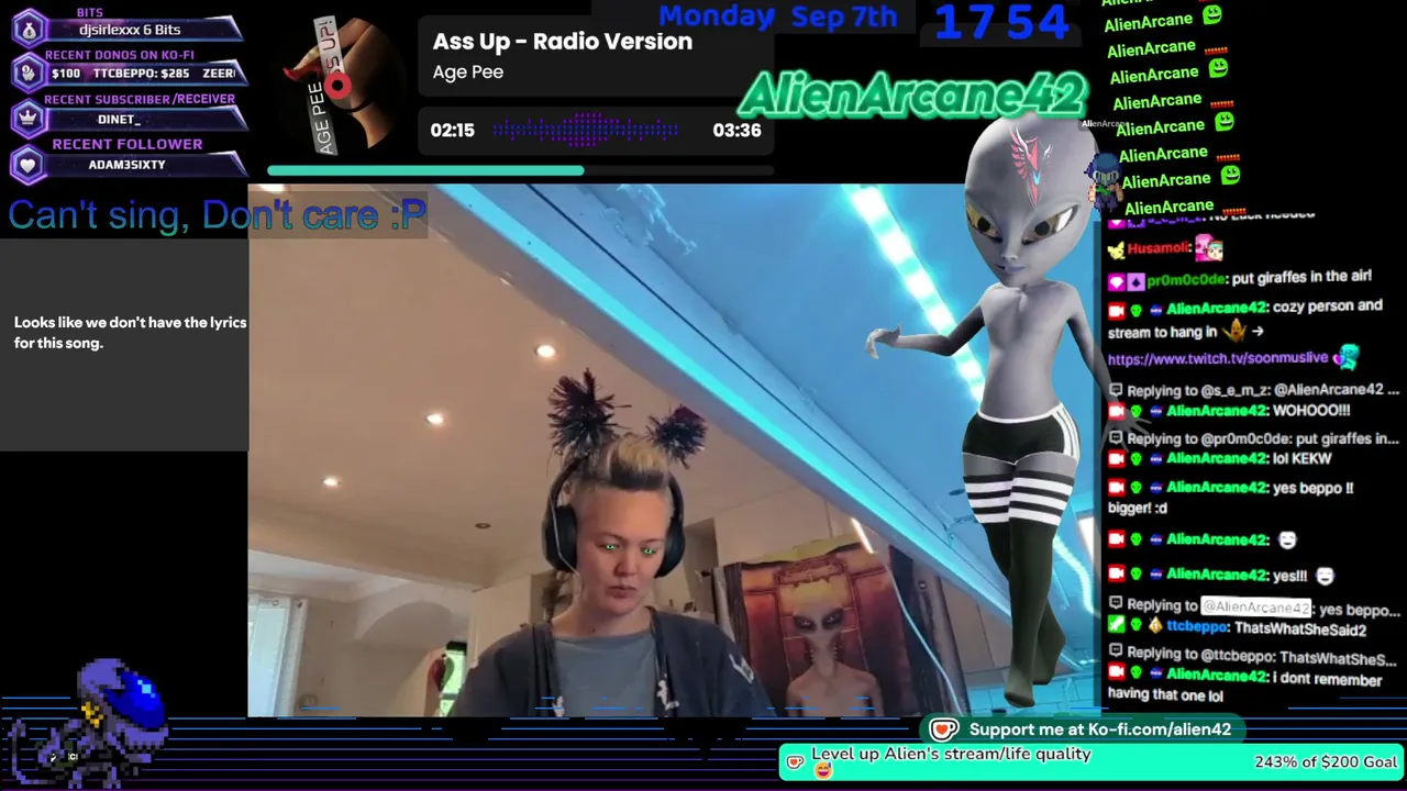 AlienArcane live