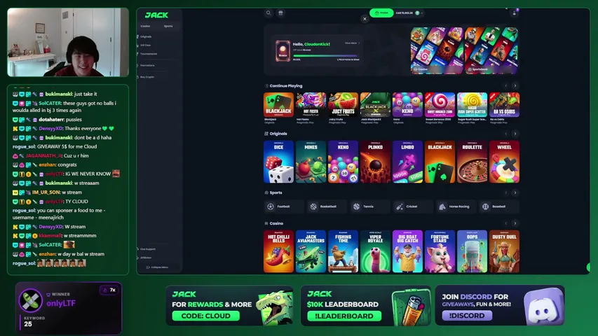 $2500 Raw on !Jack | Daily Giveaways !Discord !LB