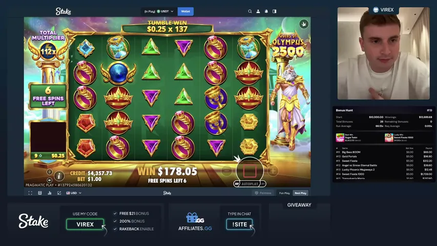 virexik playing Slots & Casino - Live Casino Stream