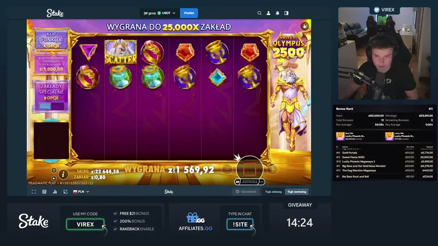virexik playing Slots & Casino - Live Casino Stream