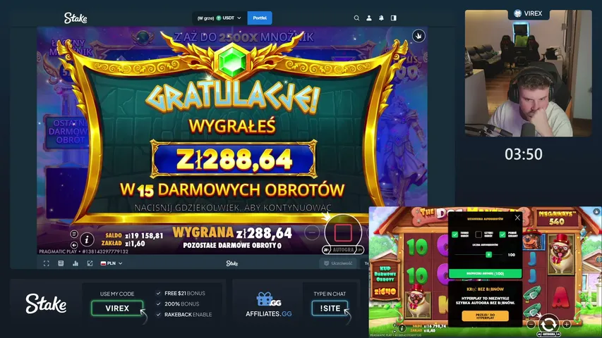 virexik playing Slots & Casino - Live Casino Stream