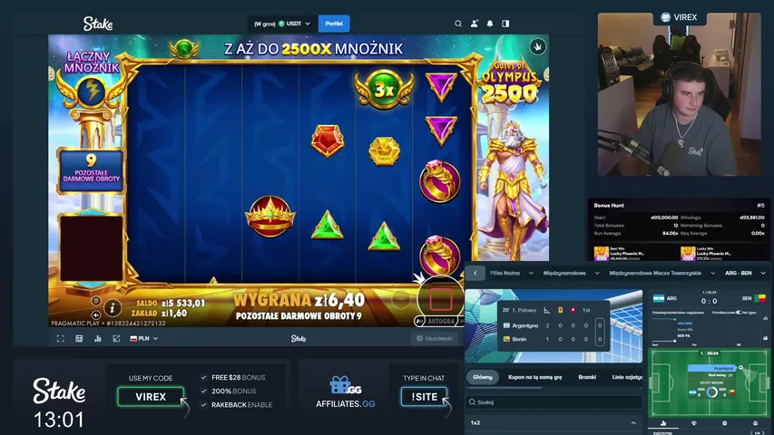 virexik playing Slots & Casino - Live Casino Stream