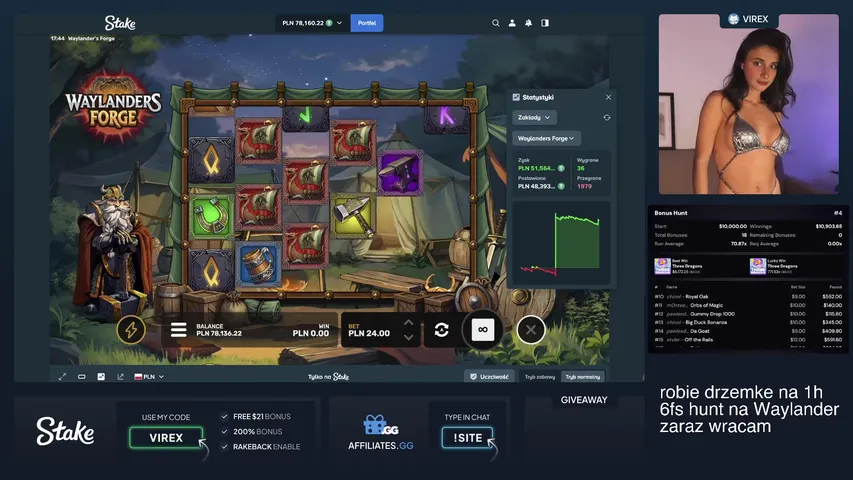 $10,000 Bonus Hunt Widzów 🎰 !stake !75k !marbella !ig !discord !75k