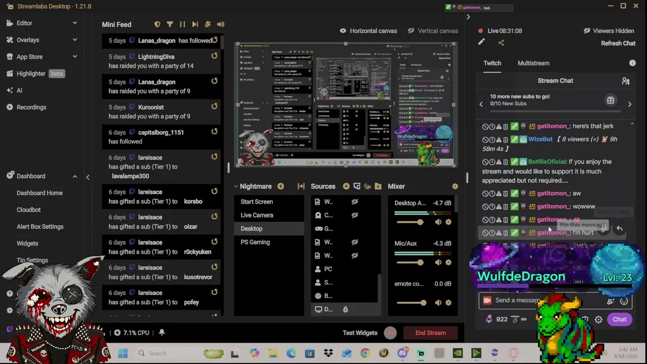 WulfGangJKTV live