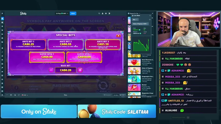 salataaa playing Slots & Casino - Live Casino Stream