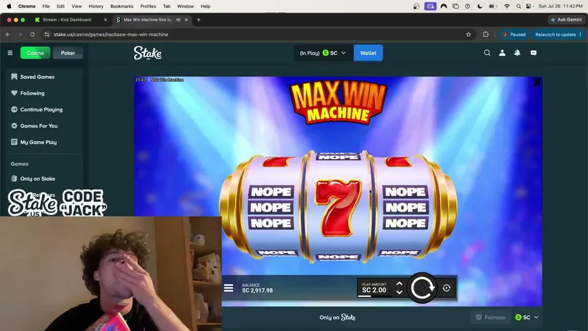 jackdoherty playing Slots & Casino - Live Casino Stream